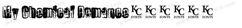 My Chemical Romance字体转换